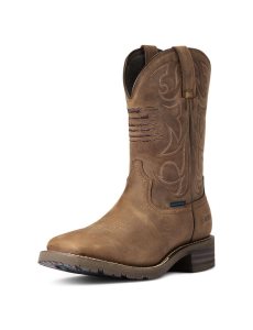 Pánské Nepromokavé Boty Ariat Hybridní Patriot Western Hnědé | IDAYG-5682