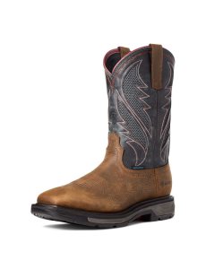 Pánské Nepromokavé Boty Ariat WorkHog XT VentTEK Pracovní Hnědé | CTQOX-9674