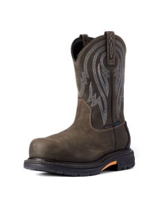 Pánské Nepromokavé Boty Ariat WorkHog XT Tumbleweed Carbon Špicí Pracovní Káva | RBGJL-1729