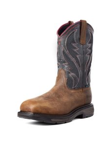 Pánské Nepromokavé Boty Ariat WorkHog XT VentTEK Carbon Špicí Pracovní Hnědé | TDCIS-8974