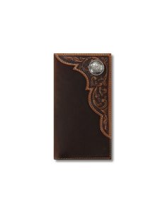 Pánské Peněženky Ariat Filigree corner rodeo Hnědé | LIVWQ-4638