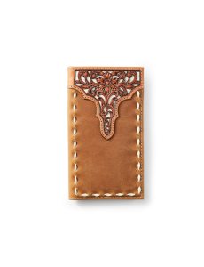 Pánské Peněženky Ariat Rodeo Floral Embroidery Run Stitch Hnědé | CGIDL-8951