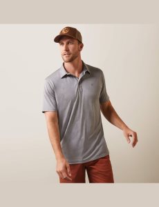 Pánské Polo Triko Ariat Charger 2.0 Fitted Viacfarebný | CONIP-4179