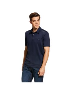 Pánské Polo Triko Ariat Norco Tmavě Blankyt | AUXJR-9201