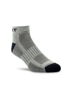 Pánské Ponožky Ariat High Performance Quarter Crew Tek Pracovní 3PCS Šedé | WYBKJ-5397