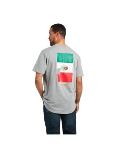 Pánské Pracovní Oděvy Ariat Rebar Bavlněné Strong Mexican Pride Grafická T Shirts Šedé | TPZHI-5406