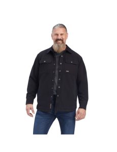 Pánské Pracovní Oděvy Ariat Rebar Classic Platene Shirts Jackets Černé | BTHZL-7680