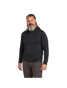 Pánské Pracovní Oděvy Ariat Rebar Evolution S Kapucí Sun Shirts Černé | NYHUA-2690