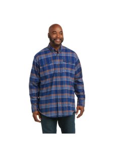 Pánské Pracovní Oděvy Ariat Rebar Flannel DuraStretch Pracovní Shirts Blankyt | UOEQF-8275