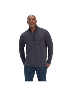 Pánské Pracovní Oděvy Ariat Rebar Foundation 1/4 Zip Shirts Šedé | LVIDP-8359