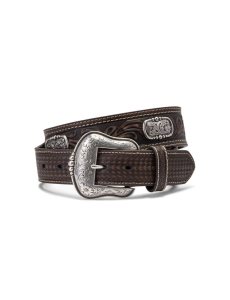 Pánské Pásky Ariat Filigree Concho Hnědé | WCNEO-1026