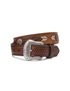 Pánské Pásky Ariat Gold Star Medallion Hnědé | KJPTU-8792