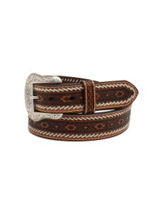 Pánské Pásky Ariat Whip Stitch Hnědé | BKADW-8375