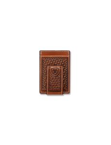 Pánské Tašky Ariat Lattice embossed money clip Hnědé | FJGCY-6428