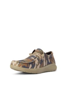Pánské Tenisky Ariat Hilo Stretch Krajkové Maskáčové | NMBPJ-2349