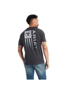 Pánské Tričko Ariat Minimalist Šedé | NTUIJ-3746