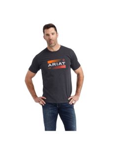 Pánské Tričko Ariat Octane Stack Šedé | UCTNP-3651