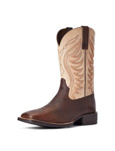 Pánské Westernové Boty Ariat Amos Hnědé | QFCHU-7530
