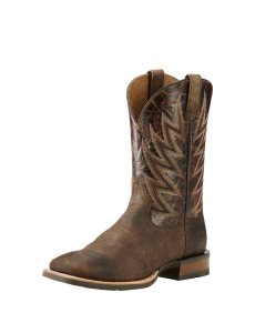 Pánské Westernové Boty Ariat Challenger Hnědé | ASECD-3712