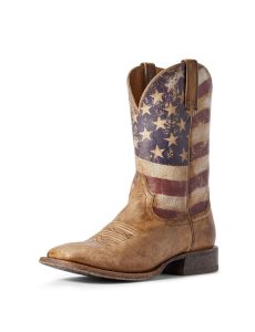 Pánské Westernové Boty Ariat Circuit Proud Hnědé | CPDOQ-0246