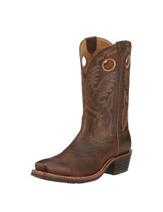 Pánské Westernové Boty Ariat Heritage Roughstock Hnědé | PYOBM-9326