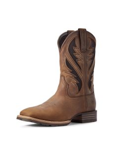Pánské Westernové Boty Ariat Hybridní Venttek Hnědé | NHYBQ-0461
