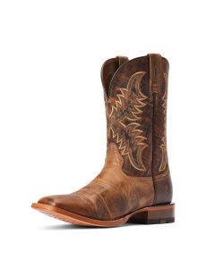Pánské Westernové Boty Ariat Point Ryder Hnědé | MWOZV-7012