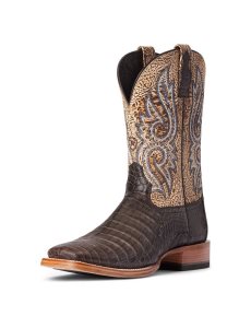 Pánské Westernové Boty Ariat Relentless Denton Čokolády | IAWSB-0641
