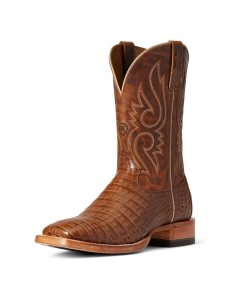Pánské Westernové Boty Ariat Relentless Denton Béžový | MQUCE-1590