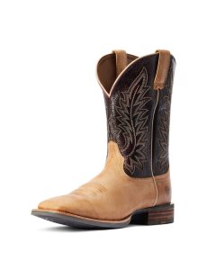 Pánské Westernové Boty Ariat Ridin High Hnědé | QBUIZ-8206