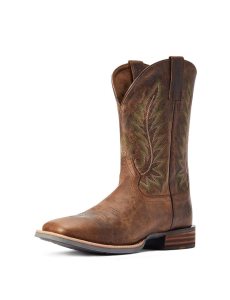 Pánské Westernové Boty Ariat Ridin High Hnědé | TSNMX-4357