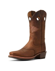 Pánské Westernové Boty Ariat Roughstock Patriot Hnědé | PQNXO-0824