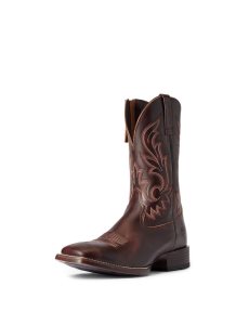 Pánské Westernové Boty Ariat Slim Zip Ultra Červené Hnědé | WIRLO-6985