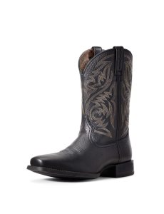 Pánské Westernové Boty Ariat Sportovní Herdsman Černé | OUVXZ-5467