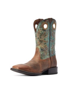 Pánské Westernové Boty Ariat Sportovní Rodeo Hnědé | UPYTZ-6137