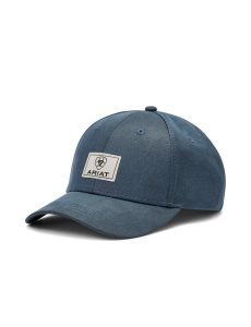 Pánské Čepice Ariat Box Logo Patch Blankyt | RMWXJ-5416