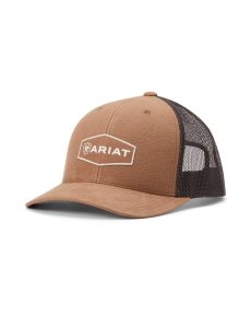Pánské Čepice Ariat Hex Logo Patch Hnědé | OVIKQ-2380