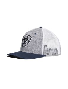 Pánské Čepice Ariat Large Shield Šedé | BWVPA-4509
