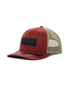 Pánské Čepice Ariat Rectangle logo patch Červené | ZVWGI-7318