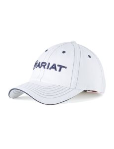 Pánské Čepice Ariat Team II Bílé Tmavě Blankyt | NDOHT-2430