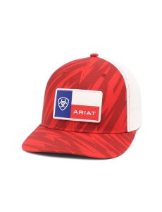 Pánské Čepice Ariat Texas Flag Červené Proužek | DPFCN-8645