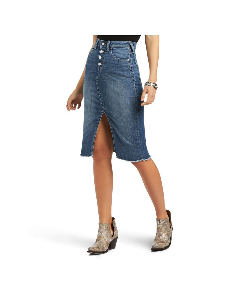 Dámské Sukně Ariat Denim Viacfarebný | GUPIW-8206