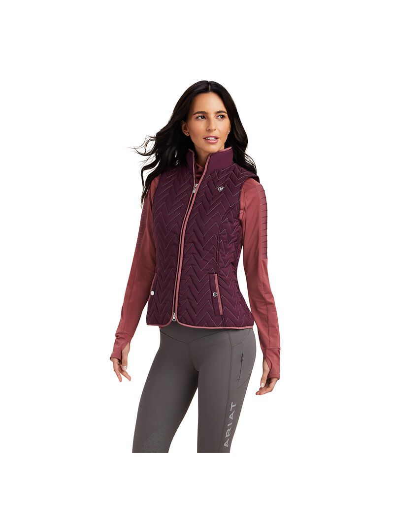 Dámské Vesty Ariat Ashley Insulated Hnědé | TJZMC-6823