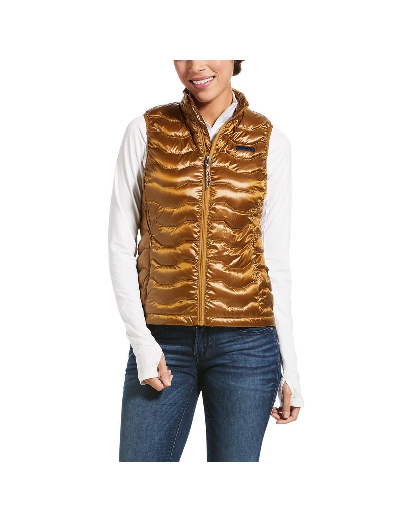 Dámské Vesty Ariat Ideal 3.0 Down Hnědé | USIVE-9613