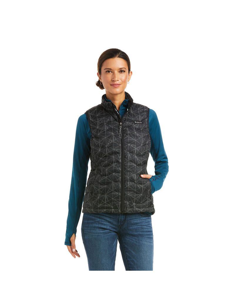Dámské Vesty Ariat Ideal 3.0 Reflective Černé | ZRUWO-3516