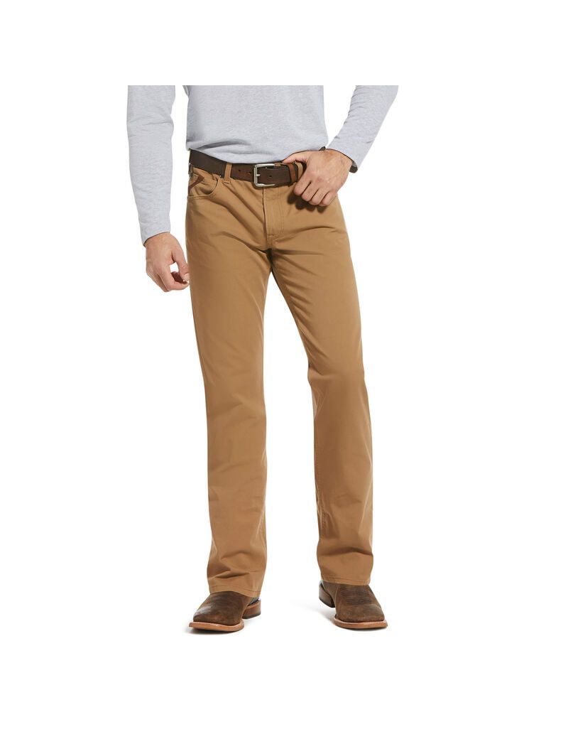 Pánské Džíny Ariat M5 Slim Stretch Boone Stackable Rovný Leg Hnědožlutý | YNGFW-8371