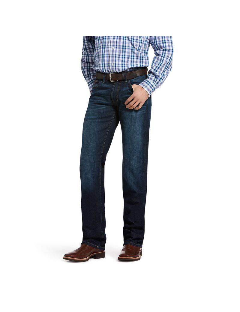 Pánské Džíny Ariat M5 Slim Stretch Legacy Stackable Rovný Leg Viacfarebný | AXBUH-1065