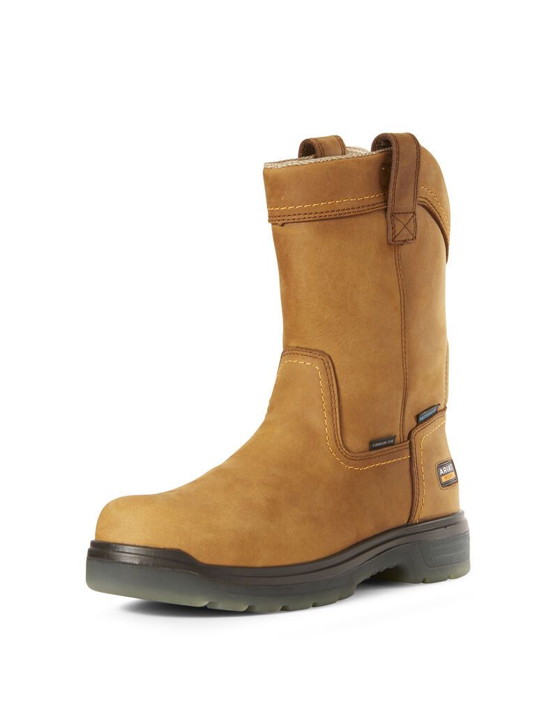 Pánské Pracovní Boty Ariat Turbo Pull-On Nepromokavé Carbon Špicí Viacfarebný | JDPGS-6147