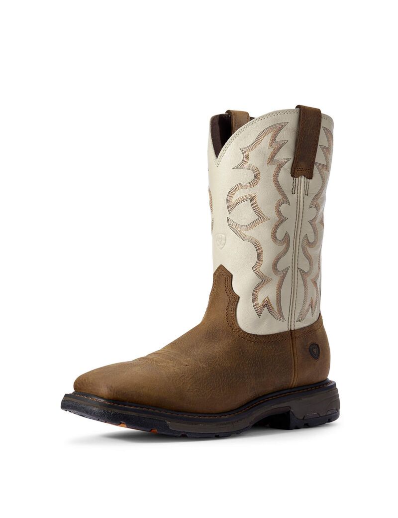 Pánské Pracovní Boty Ariat WorkHog Hnědé | DWRXN-5324