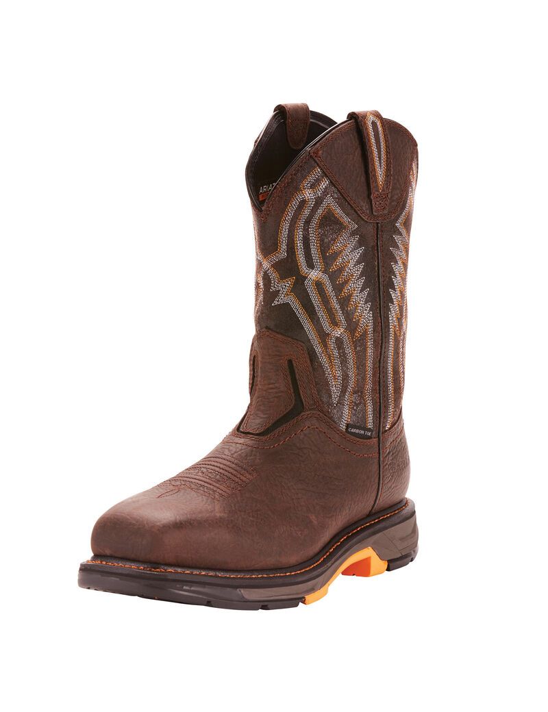 Pánské Pracovní Boty Ariat WorkHog XT Dare Carbon Špicí Hnědé | HGLVN-3056